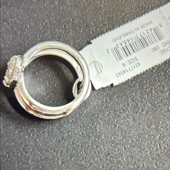 Kendra Scott Elyse Ring Silver   🆕 size 6 - Picture 6 of 10